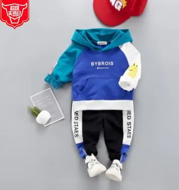 2019 Children' S Fashion Clothes New Arrival Hooded Sweatshirt Baby Clothing Two Piece Set Blue Patchwork Baby Suits SY-F191209
2019 Children' S Fashion Clothes New Arrival Hooded Sweatshirt Baby Clothing Two Piece Set Blue Patchwork Baby Suits SY-F191209