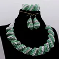 Dudo Fashion Bridal Jewelry Sets Acrylic Beads Shoulder Jewelry Orange / Red / Pink Long Necklace African Collar Style For Women Dudo Fashion Bridal Jewelry Sets Acrylic Beads Shoulder Jewelry Orange / Red / Pink Long Necklace African Collar Style For Women