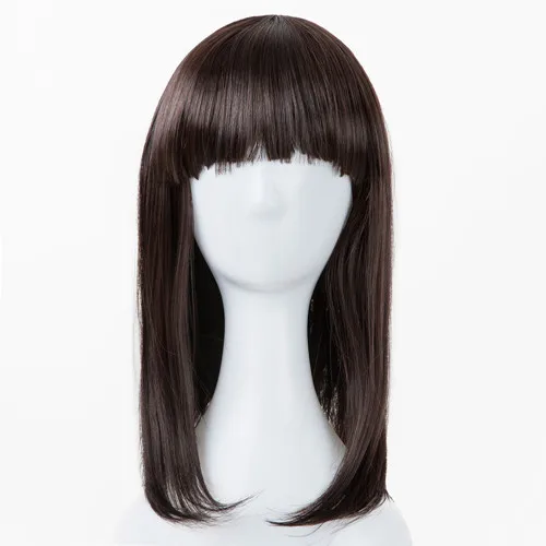 Fei-Show Synthetic Heat Resistant Fiber Medium Coffee Brown Wavy Wigs Flat Bangs For 44 CM Head Circumference Children Hair
Fei-Show Synthetic Heat Resistant Fiber Medium Coffee Brown Wavy Wigs Flat Bangs For 44 CM Head Circumference Children Hair