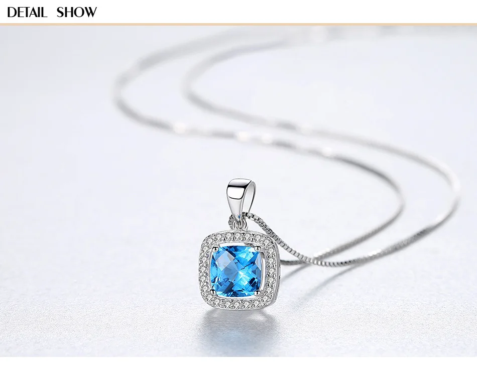 S925 sterling silver necklace women's fashion micro-embellished gemstone head pendant female DS09
S925 sterling silver necklace women's fashion micro-embellished gemstone head pendant female DS09