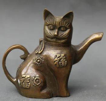 Details about Asian Superb Collectible Old Handmade Casting Brass Cat Statues Teapot
Details about Asian Superb Collectible Old Handmade Casting Brass Cat Statues Teapot