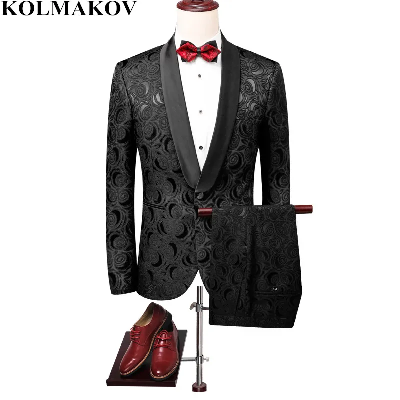 (Jacket+Pants) NEW Autumn Suits Men 2019 Men's Blazer Jackets With Pants Slim Fit Fashion Designed Printed Mens Suits Sets M-5XL
(Jacket+Pants) NEW Autumn Suits Men 2019 Men's Blazer Jackets With Pants Slim Fit Fashion Designed Printed Mens Suits Sets M-5XL
