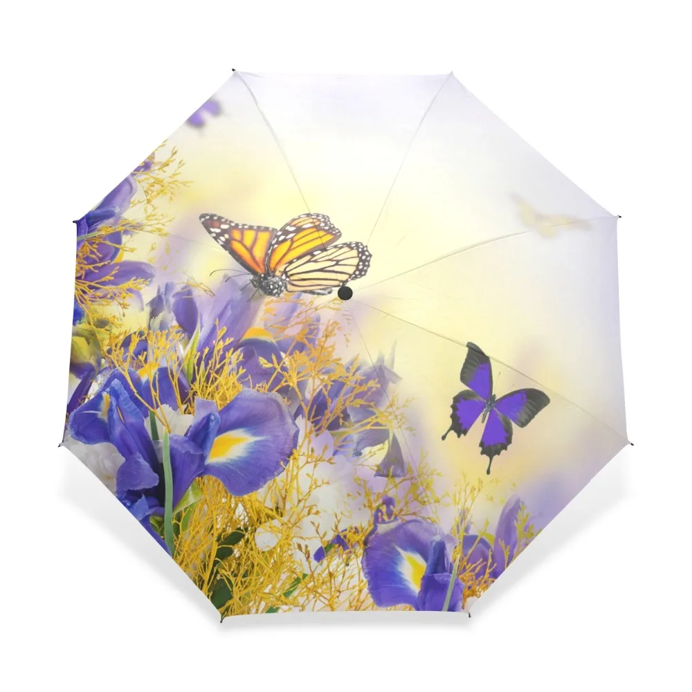 Creative Butterfly With Flower Three Folding Umbrella UV Brand Automatic Umbrella Rain Women Pongee Rain Gear For Child Girl
Creative Butterfly With Flower Three Folding Umbrella UV Brand Automatic Umbrella Rain Women Pongee Rain Gear For Child Girl