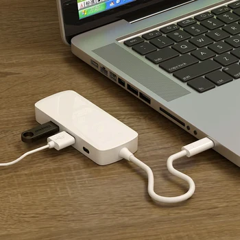 4in1 USB HUB 3.1 Type C to HDMI/2 USB 3.0/Type C Adapter for Book Pro Air
4in1 USB HUB 3.1 Type C to HDMI/2 USB 3.0/Type C Adapter for Book Pro Air