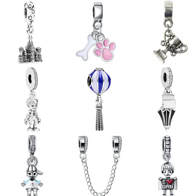 Punk Long Alloy Castle Butterfly Baby Boy Panda Hearts Pendants Beads Fit Pandora Charms Bracelets Pulsera for Women DIY Perles
Punk Long Alloy Castle Butterfly Baby Boy Panda Hearts Pendants Beads Fit Pandora Charms Bracelets Pulsera for Women DIY Perles