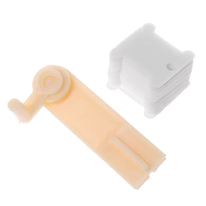 String Winder and 30pcs Thread Card Embroidery Thread Bobbin Winder Stitch Wound
String Winder and 30pcs Thread Card Embroidery Thread Bobbin Winder Stitch Wound