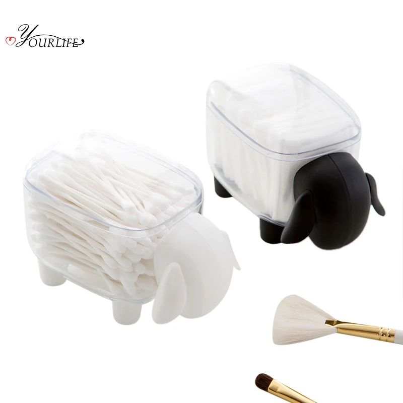 OYOURLIFE Creative Cartoon Dust-proof Cotton Swab Storage Box Cute Sheep Cosmetic Cotton Storage Box Household Desktop Organizer
OYOURLIFE Creative Cartoon Dust-proof Cotton Swab Storage Box Cute Sheep Cosmetic Cotton Storage Box Household Desktop Organizer