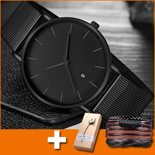 Black Wrist Watch Men Watches Fashion Casual Simple Style Wristwatch New Male Quartz Watch For Men Clock Hodinky Man Reloges
Black Wrist Watch Men Watches Fashion Casual Simple Style Wristwatch New Male Quartz Watch For Men Clock Hodinky Man Reloges