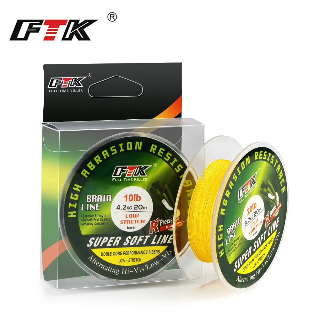 20m 4 Strands PE Braided Fishing Line 0.06-0.25mm 8-28LB Japan Multifilament Fly Fishing Line Ice Winter Braided Wire For Pike
20m 4 Strands PE Braided Fishing Line 0.06-0.25mm 8-28LB Japan Multifilament Fly Fishing Line Ice Winter Braided Wire For Pike