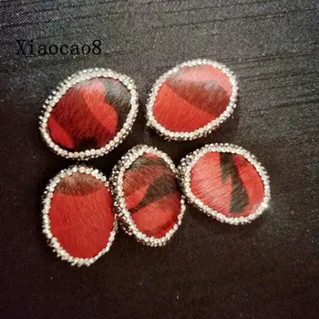 Nature Stone Oval Shape Separate Beads with Black Rhinestone 5Pieces / Lot DIY Accessories for Making Necklace Jewelry
Nature Stone Oval Shape Separate Beads with Black Rhinestone 5Pieces / Lot DIY Accessories for Making Necklace Jewelry