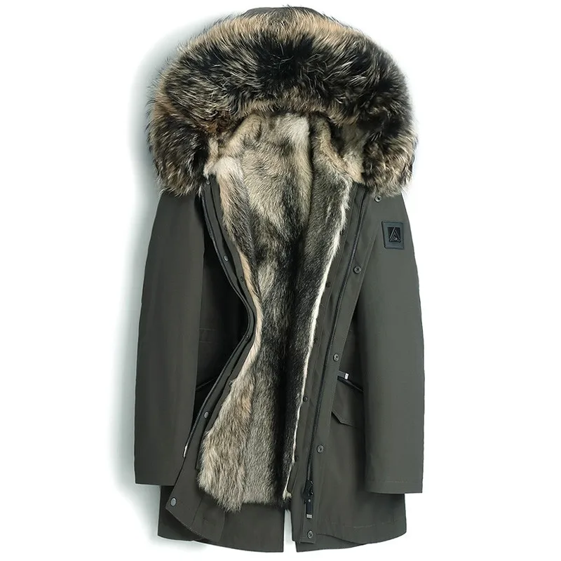 Wolf Fur Coat >> 2019 Real Fur Coat Natural Wolf Fur Liner Parka Men S Winter Jacket Wolf Fur Coat >> 2019 Real Fur Coat Natural Wolf Fur Liner Parka Men S Winter Jacket
