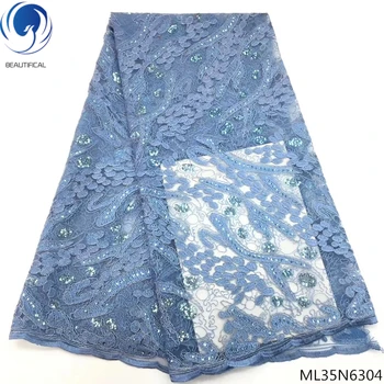 BEAUTIFICAL sequin african lace 2019 nigerian french lace fabric latest tulle lace fabric bridal with sequins for lady ML35N63
BEAUTIFICAL sequin african lace 2019 nigerian french lace fabric latest tulle lace fabric bridal with sequins for lady ML35N63