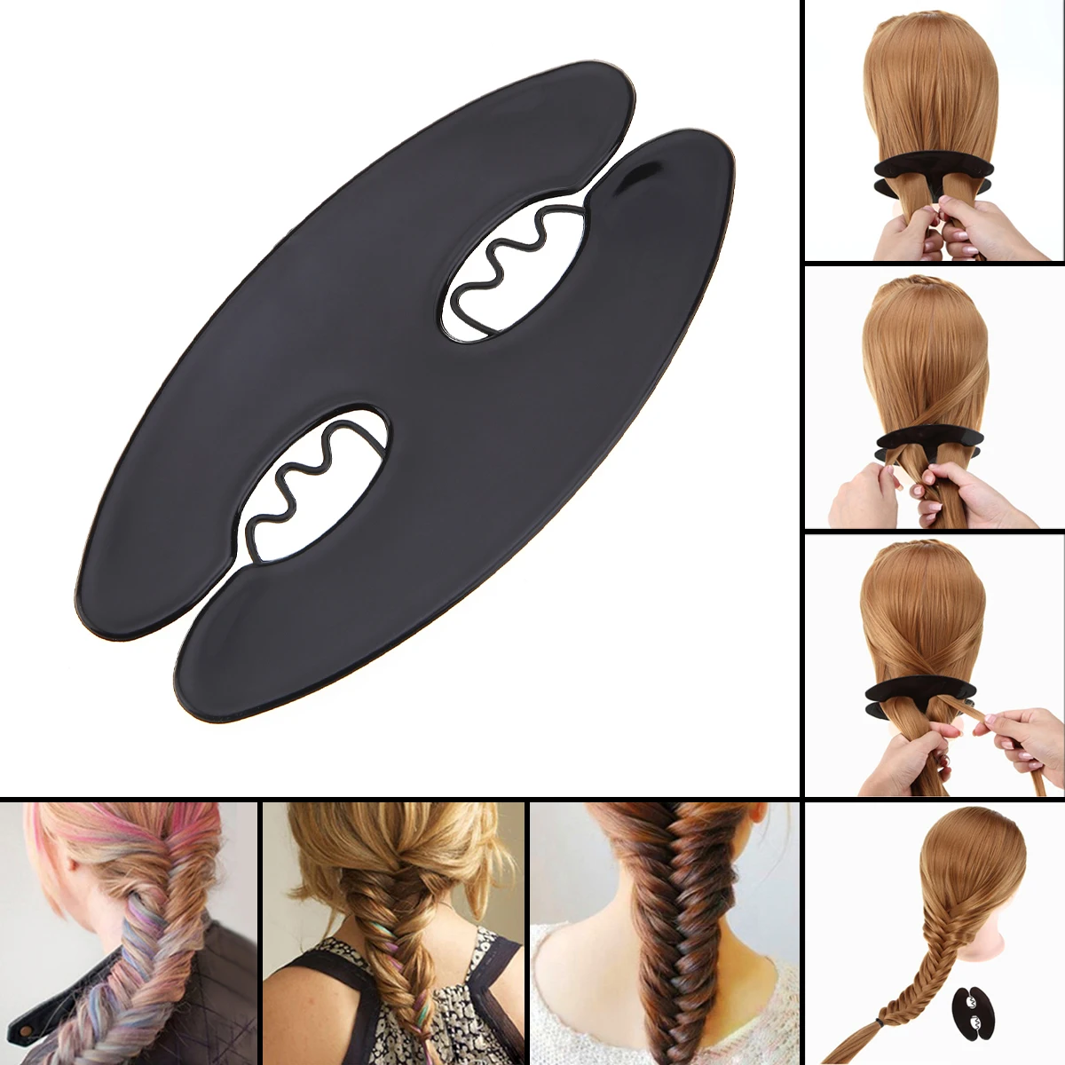 Oval Shaped French Styling Braider With Elastic Partition Easy Braiding Magic Hair Twist Bone Scorpion Braid Maker tools
Oval Shaped French Styling Braider With Elastic Partition Easy Braiding Magic Hair Twist Bone Scorpion Braid Maker tools