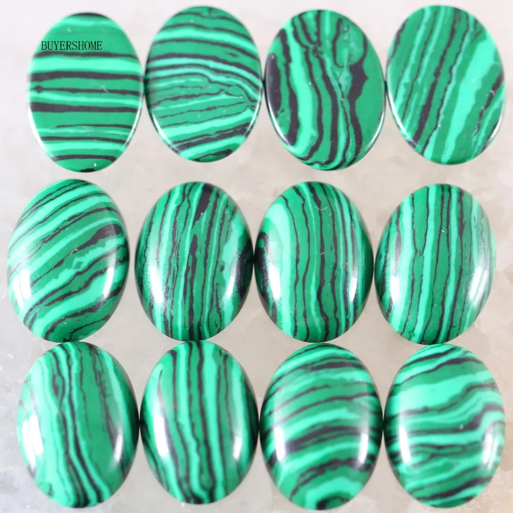 For Jewelry Making Pendant Bracelet Earrings 15x20MM Oval Natural Stone Beads Green Malachite CAB Cabochon 5Pcs K1512
For Jewelry Making Pendant Bracelet Earrings 15x20MM Oval Natural Stone Beads Green Malachite CAB Cabochon 5Pcs K1512