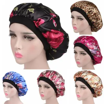 Women Satin Soft Floral Beanies Hats Night Sleep Cap Ladies Stretchy Hair Bonnet Hat Silk Head Cover Wide Elastic Band Skull Hat
Women Satin Soft Floral Beanies Hats Night Sleep Cap Ladies Stretchy Hair Bonnet Hat Silk Head Cover Wide Elastic Band Skull Hat