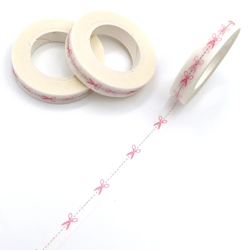 10m*8mm Pink Colored Scissors Pattern Washi Tape Slim Decorative Adhesive Tape Masking Paper Tapes 1 PCS
10m*8mm Pink Colored Scissors Pattern Washi Tape Slim Decorative Adhesive Tape Masking Paper Tapes 1 PCS
