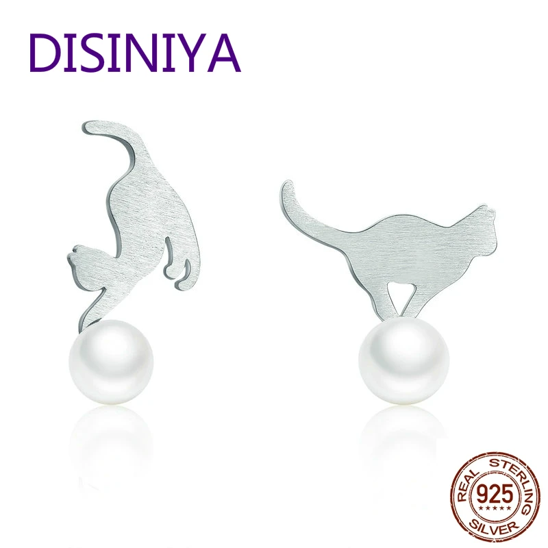 DISINIYA Offer 100% 925 Sterling Silver Women Naughty Cat Game Ball Drop Earrings Sterling Silver Earrings Jewelry Gift Sce235
DISINIYA Offer 100% 925 Sterling Silver Women Naughty Cat Game Ball Drop Earrings Sterling Silver Earrings Jewelry Gift Sce235