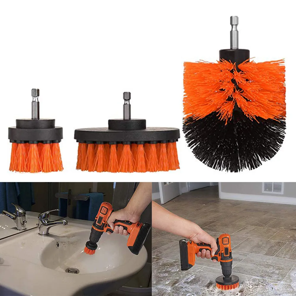 3pcs/set Electric Drill Brush Grout Power Scrubber Cleaning Brush Tub Cleaner Tool scrubber washing brush
3pcs/set Electric Drill Brush Grout Power Scrubber Cleaning Brush Tub Cleaner Tool scrubber washing brush