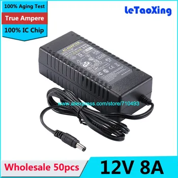 50pcs AC 100-240V To DC 12V 8A Power Supply, 12V 8A 96W Power adapter For LED Strip Light LCD Monitor with IC Chip
50pcs AC 100-240V To DC 12V 8A Power Supply, 12V 8A 96W Power adapter For LED Strip Light LCD Monitor with IC Chip