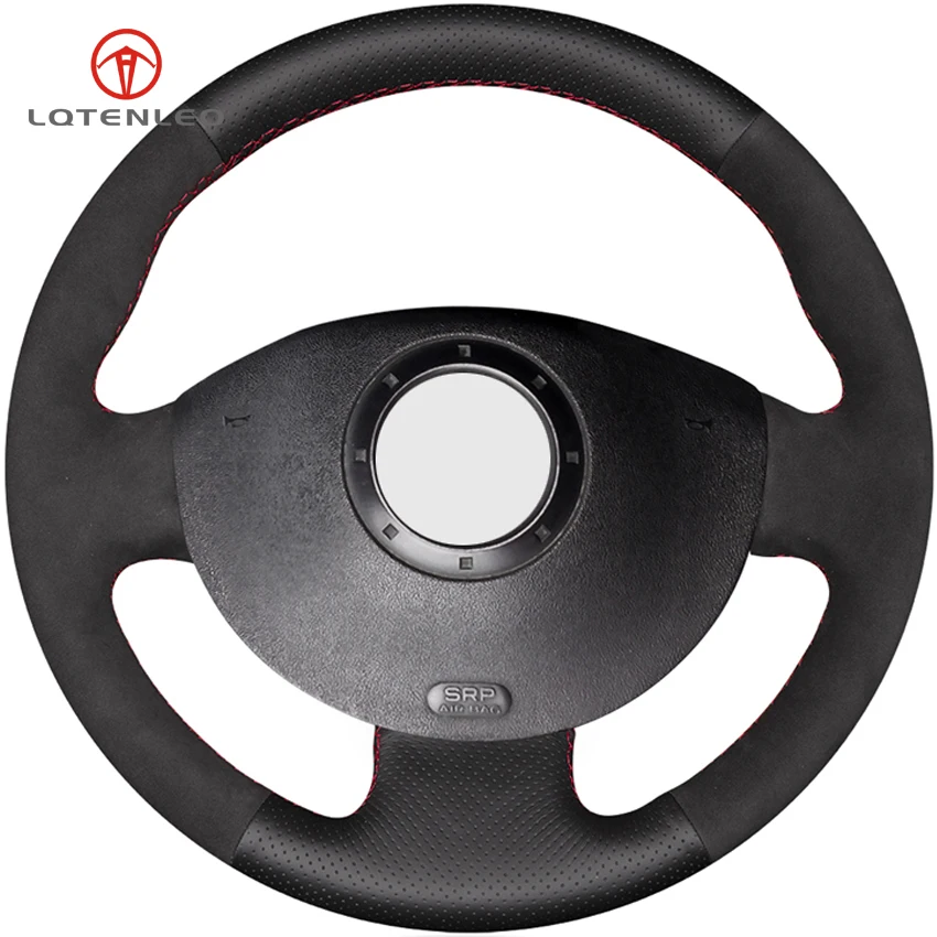 LQTENLEO Black Genuine Leather Suede Car Steering Wheel Cover For Renault Megane 2 2003-2008 Kangoo 2008-2012 Scenic 2 2003-2010
LQTENLEO Black Genuine Leather Suede Car Steering Wheel Cover For Renault Megane 2 2003-2008 Kangoo 2008-2012 Scenic 2 2003-2010