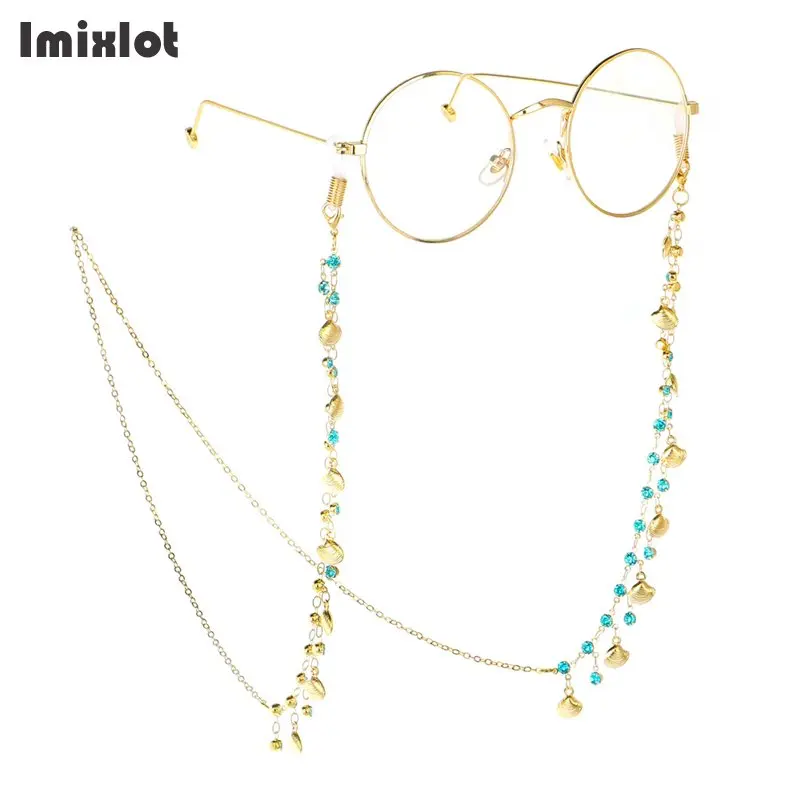 Fashion Shell Tassel Charm Crystal Chains Gold Reading Glasses Spectacles Sunglasses Eyewear Eyeglass Chain Neck Cord Strap Rope
Fashion Shell Tassel Charm Crystal Chains Gold Reading Glasses Spectacles Sunglasses Eyewear Eyeglass Chain Neck Cord Strap Rope