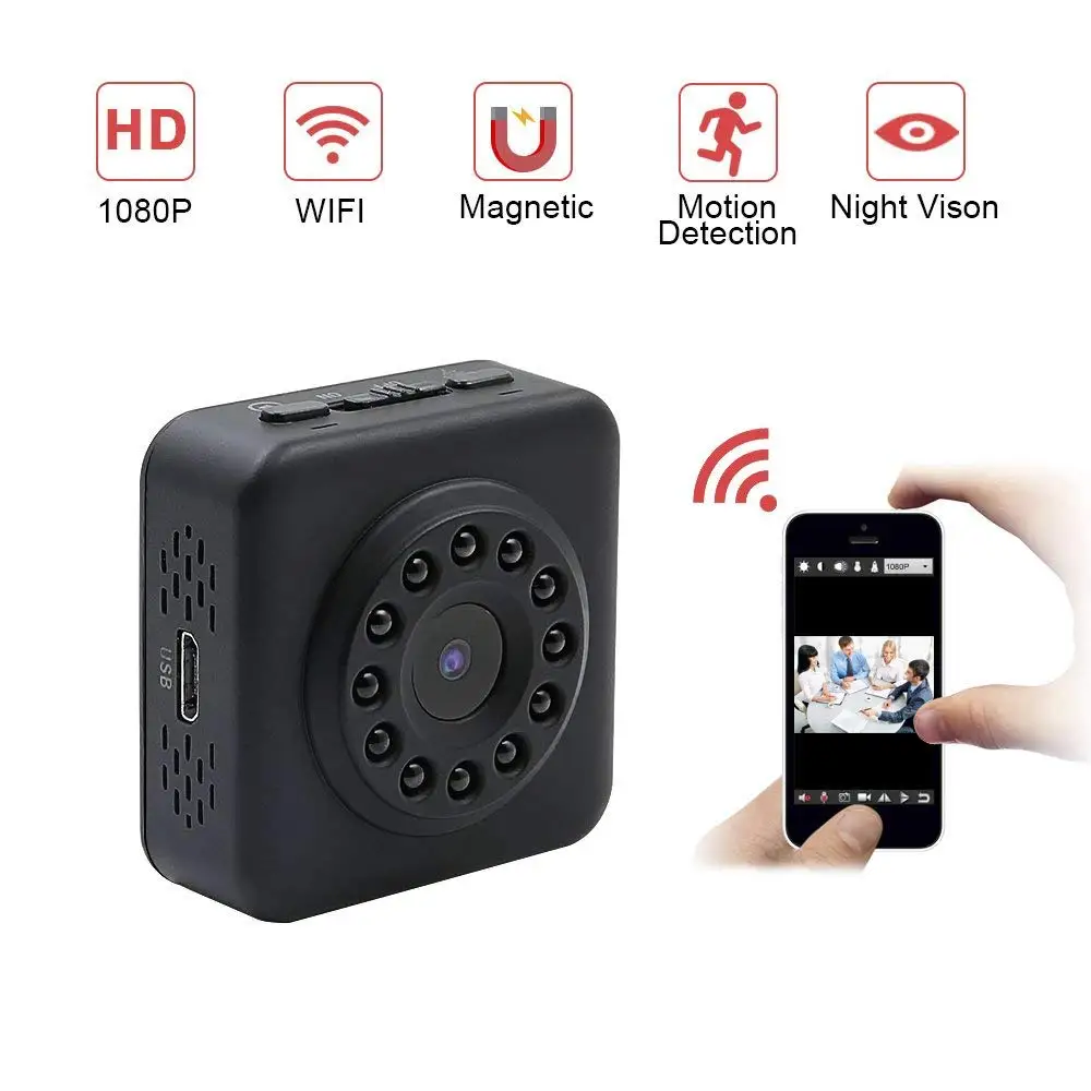 HYUCHON 1080P WiFi Mini Camera D102 IP Indoor wireless Cam/Pet baby Monitor/Nanny Cam with Motion Detection,Night Vision IR
HYUCHON 1080P WiFi Mini Camera D102 IP Indoor wireless Cam/Pet baby Monitor/Nanny Cam with Motion Detection,Night Vision IR