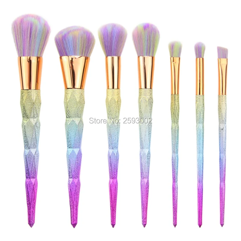 Fashion Diamond Shape 7 pcs Makeup Brushes Set Foundation Power Blusher Eyeshadow Make Up Brush Beatuy Soft Hair
Fashion Diamond Shape 7 pcs Makeup Brushes Set Foundation Power Blusher Eyeshadow Make Up Brush Beatuy Soft Hair