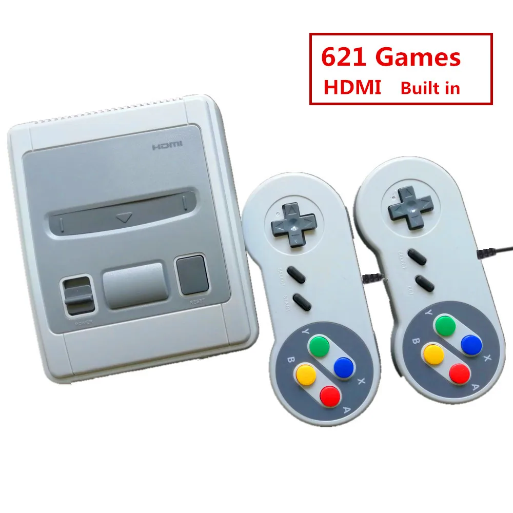 Mini 621 Game console HDMI Output Built-in 621 Retro Classic Games TV Game Console Double Handheld Controllers Video Game Player
Mini 621 Game console HDMI Output Built-in 621 Retro Classic Games TV Game Console Double Handheld Controllers Video Game Player