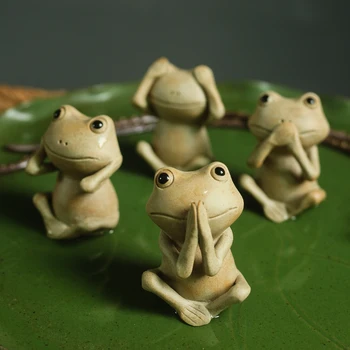 Lovely Animal Frog Tea pet figurines Ceramic common pond frog Arts and Crafts fairy garden Mini miniatures home decor gifts
Lovely Animal Frog Tea pet figurines Ceramic common pond frog Arts and Crafts fairy garden Mini miniatures home decor gifts