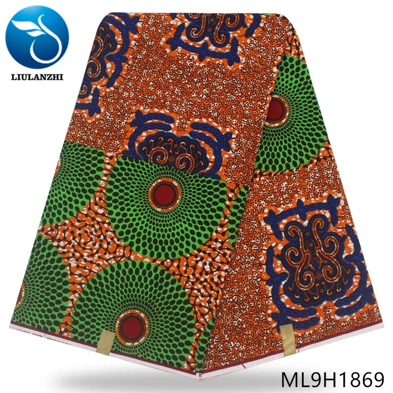 LIULANZHI Cotton african wax fabrics New arrival ankara printing batik fabrc 6yards/lot real wax fabric ML9H1856-ML9H1869
LIULANZHI Cotton african wax fabrics New arrival ankara printing batik fabrc 6yards/lot real wax fabric ML9H1856-ML9H1869