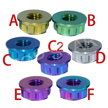 2 pcs Ti Axle Nut M8 Multicolor Titanium Torx Flange Nut and Ti Color Hexagon Titanium Screw Nuts Ti Fastener
2 pcs Ti Axle Nut M8 Multicolor Titanium Torx Flange Nut and Ti Color Hexagon Titanium Screw Nuts Ti Fastener