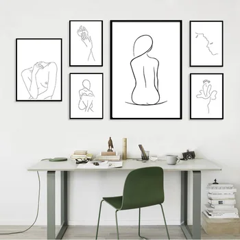 Abstract Lady Line Body Figure Picture Home Decor Nordic Canvas Painting Wall Art Minimalist Posters and Prints for Living Room
Abstract Lady Line Body Figure Picture Home Decor Nordic Canvas Painting Wall Art Minimalist Posters and Prints for Living Room
