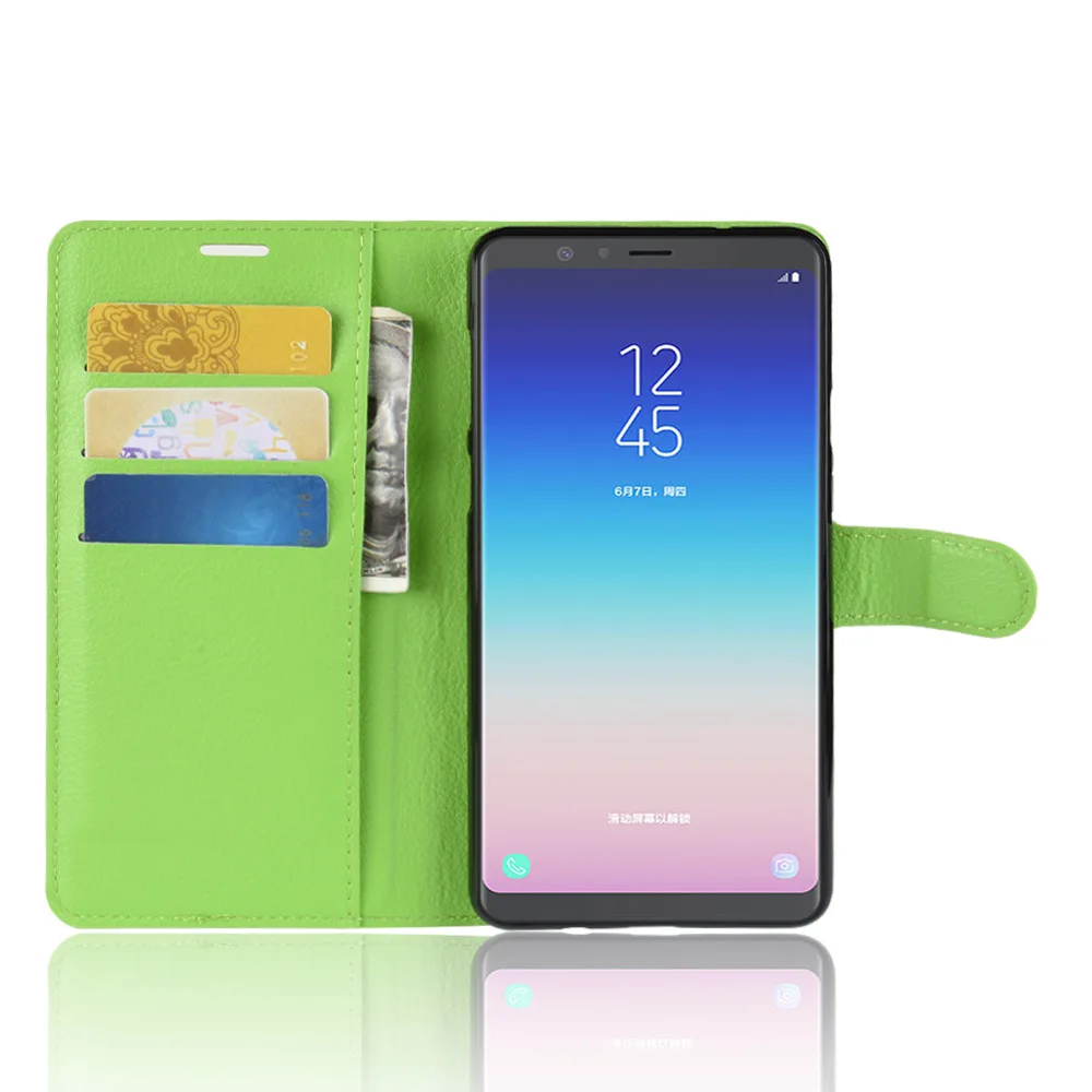 YINGHUI for Samsung A8 Star Case Wallet Style Litchi Texture Flip Leather Cover Case for Samsung A9 Star With Stand Function
YINGHUI for Samsung A8 Star Case Wallet Style Litchi Texture Flip Leather Cover Case for Samsung A9 Star With Stand Function