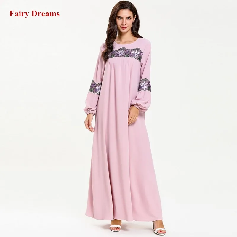 Pink Muslim Dress Women Abaya Kimono Turkey Dubai Kaftan Turkish Long Sleeve Plus Size Islamic Clothing 4XL Bangladesh Robe 2019
Pink Muslim Dress Women Abaya Kimono Turkey Dubai Kaftan Turkish Long Sleeve Plus Size Islamic Clothing 4XL Bangladesh Robe 2019