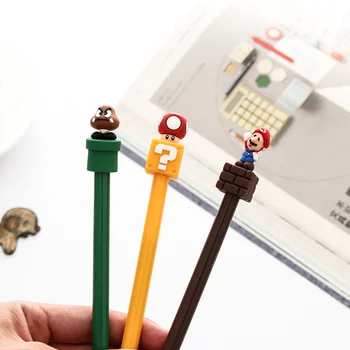3 pcs/set Creative Cartoon Cute Novelty 3D Super Mario Gel Ink Pen Kawaii Signature Pen School Office Supplies Students Gift
3 pcs/set Creative Cartoon Cute Novelty 3D Super Mario Gel Ink Pen Kawaii Signature Pen School Office Supplies Students Gift