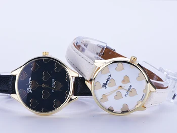 DHL free,100pcs/lot New Fashion Leather Strap Women Geneva Watch Hot Casual Love Heart Quartz Watch Reloj Mujer Relogio Feminino
DHL free,100pcs/lot New Fashion Leather Strap Women Geneva Watch Hot Casual Love Heart Quartz Watch Reloj Mujer Relogio Feminino