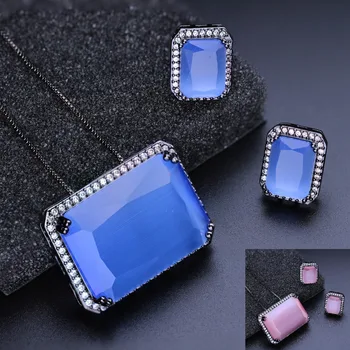 Newranos Geometric Square Jewelry Sets Natural Opal Necklace Earrings Set Statement Jewelry Sets for Fashion Jewelry SFX001961
Newranos Geometric Square Jewelry Sets Natural Opal Necklace Earrings Set Statement Jewelry Sets for Fashion Jewelry SFX001961