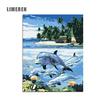 Dolphin Animals DIY Drawing By Number Seaside Oil Painting By Numbers On Canvas For Kids Unique Gift Living Room Wall Art
Dolphin Animals DIY Drawing By Number Seaside Oil Painting By Numbers On Canvas For Kids Unique Gift Living Room Wall Art