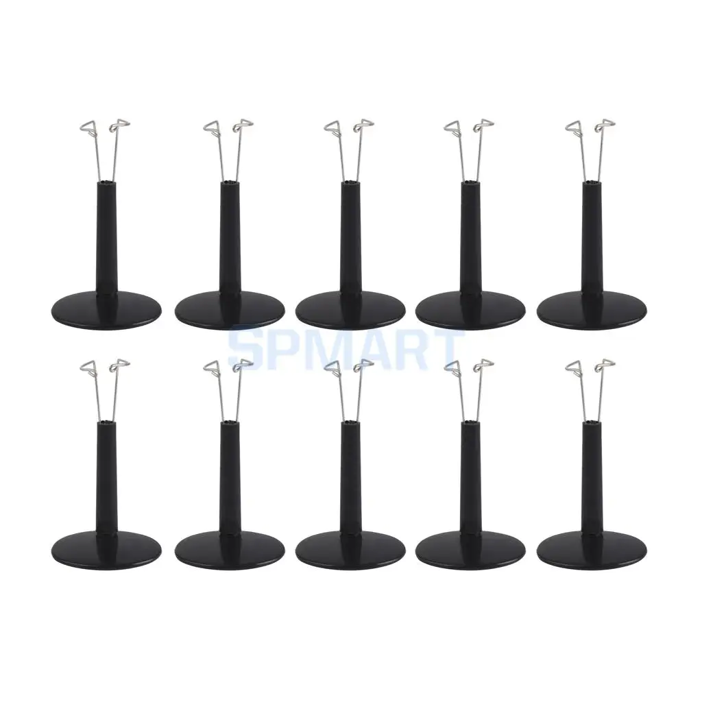 10Pcs Adjustable Doll/Bear Stand C-Type Display Holder Doll Accessories Bracket Support Display Stand for Teddy Bear Black 8-9cm
10Pcs Adjustable Doll/Bear Stand C-Type Display Holder Doll Accessories Bracket Support Display Stand for Teddy Bear Black 8-9cm