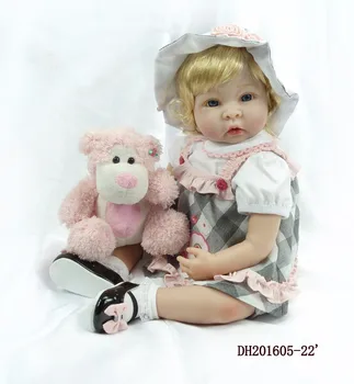 55cm 22inch bebe alive adorable vinyl newborn princess Reborn Babies Silicone Dolls modeling Toddler kids Xmas birthday gift
55cm 22inch bebe alive adorable vinyl newborn princess Reborn Babies Silicone Dolls modeling Toddler kids Xmas birthday gift