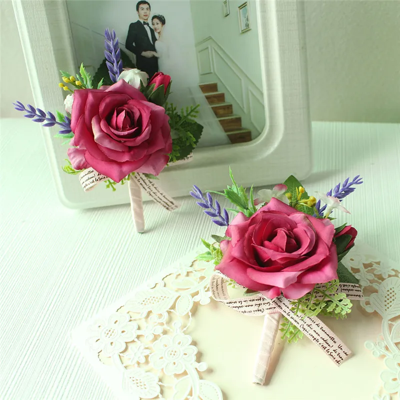 Lovegrace Boutonniere Wedding Corsages and Boutonnieres Pink Rose Silk Flowers Boutonnieres Groom Men Marriage Wedding Accessory
Lovegrace Boutonniere Wedding Corsages and Boutonnieres Pink Rose Silk Flowers Boutonnieres Groom Men Marriage Wedding Accessory