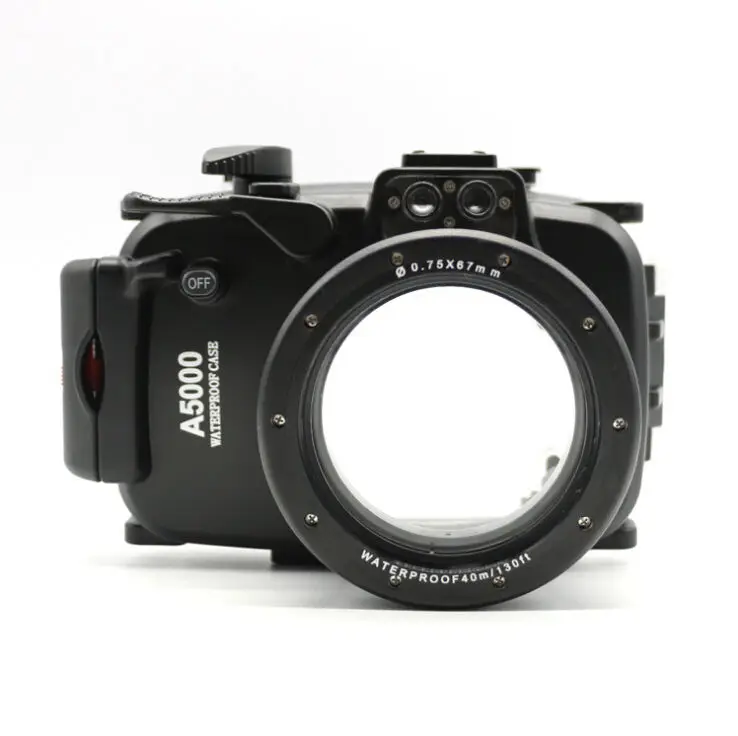 Meikon 40m 130ft Waterproof Underwater Diving Camera Case For Sony A5000 16-50mm
Meikon 40m 130ft Waterproof Underwater Diving Camera Case For Sony A5000 16-50mm