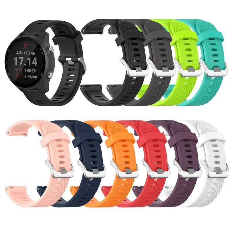 Silicone Correa Wrist Strap for Garmin Forerunner 245 Fitness Bracelet Wriststrap Pulseira for Forerunner 245M Smart Accessories
Silicone Correa Wrist Strap for Garmin Forerunner 245 Fitness Bracelet Wriststrap Pulseira for Forerunner 245M Smart Accessories