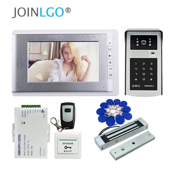 Free Shipping 7" LCD Color Screen Video Door Phone Intercom System + 700TVL HD Outdoor RFID Code Keypad Camera + Magnetic E-lock
Free Shipping 7" LCD Color Screen Video Door Phone Intercom System + 700TVL HD Outdoor RFID Code Keypad Camera + Magnetic E-lock