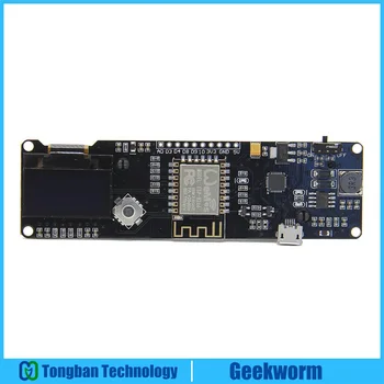 ESP8266 ESP-WROOM-02 0.96 inch OLED Development Board Mini-WiFi NodeMCU Module with ESP8266 Chip + 18650 Battery Holder
ESP8266 ESP-WROOM-02 0.96 inch OLED Development Board Mini-WiFi NodeMCU Module with ESP8266 Chip + 18650 Battery Holder