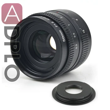 50mm F1.8 Infinity C Lens For C Mount Camera + C to Micro M4/3 / NEX /nikon1 / Pentax Q /Fuji /EF M M10 Adapter Ring For camera
50mm F1.8 Infinity C Lens For C Mount Camera + C to Micro M4/3 / NEX /nikon1 / Pentax Q /Fuji /EF M M10 Adapter Ring For camera