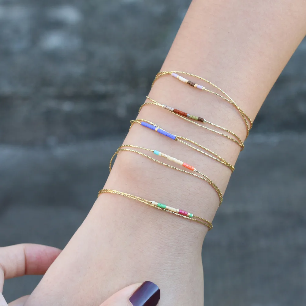 KELITCH Chain Bracelets Jewelry Charms Handmade Seed Beaded Bohemian Friendship Bracelets Bangles for Best Friend Gifts
KELITCH Chain Bracelets Jewelry Charms Handmade Seed Beaded Bohemian Friendship Bracelets Bangles for Best Friend Gifts