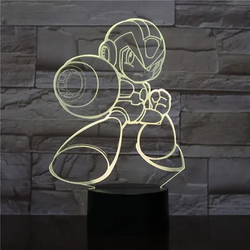 Rockman Figure USB 3D LED Table Lamp Bedside Night Light Multicolor RGB Decorative light Boys Child Kids Baby Gifts Game Megaman
Rockman Figure USB 3D LED Table Lamp Bedside Night Light Multicolor RGB Decorative light Boys Child Kids Baby Gifts Game Megaman
