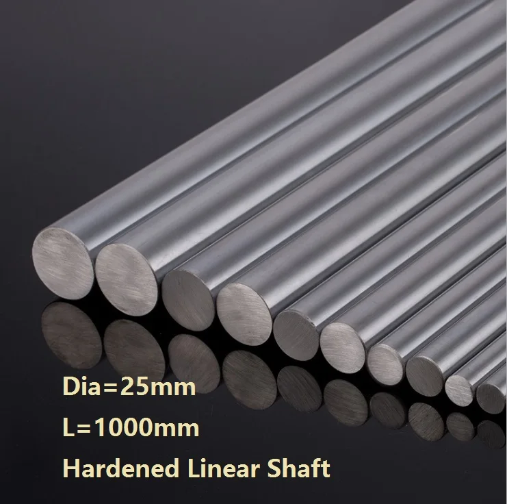 4pcs/lot Dia 25mm shaft 1000mm long Chromed plated linear shaft hardened shaft rod bar rail guide for 3d printer cnc parts
4pcs/lot Dia 25mm shaft 1000mm long Chromed plated linear shaft hardened shaft rod bar rail guide for 3d printer cnc parts