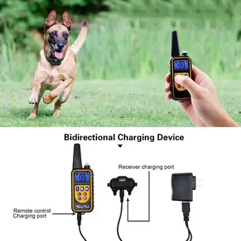 Electric Dog Training Collar 800m Remote Control Waterproof Rechargeable with LCD Display for All Size Shock Vibration Sound
Electric Dog Training Collar 800m Remote Control Waterproof Rechargeable with LCD Display for All Size Shock Vibration Sound